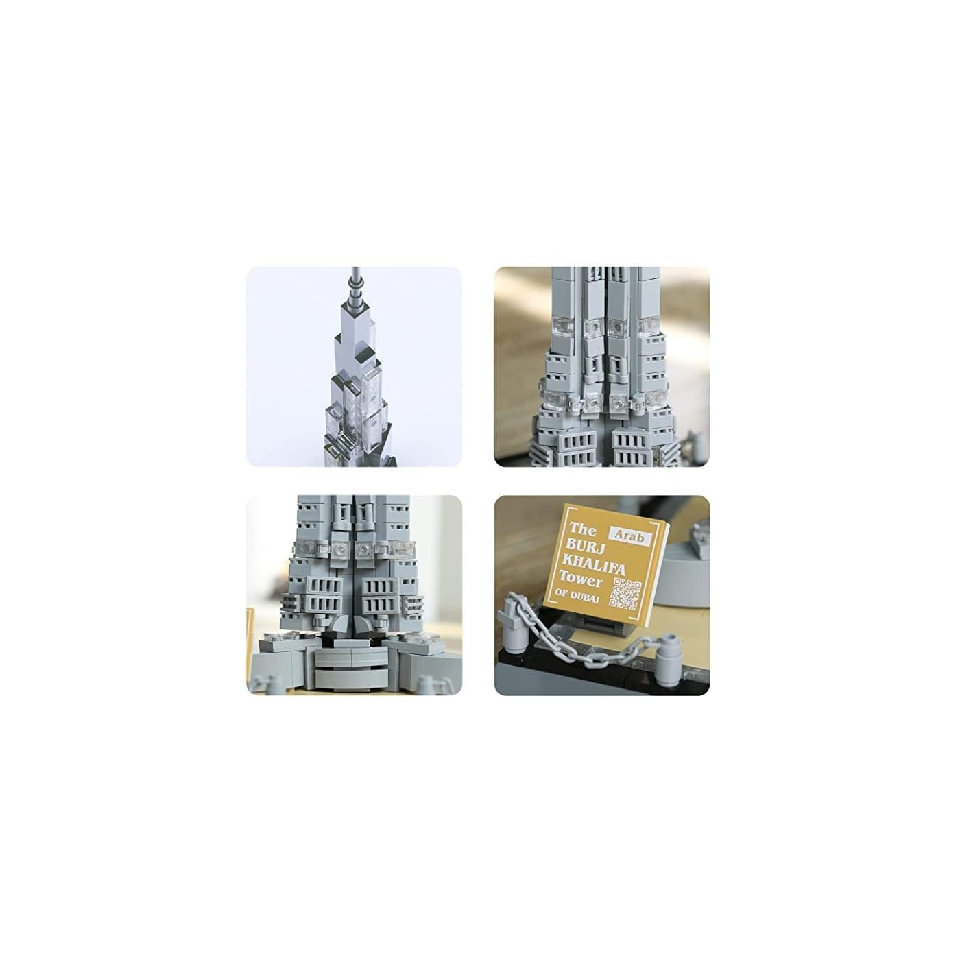 Burj Khalifa Building Series Set 555pcs.