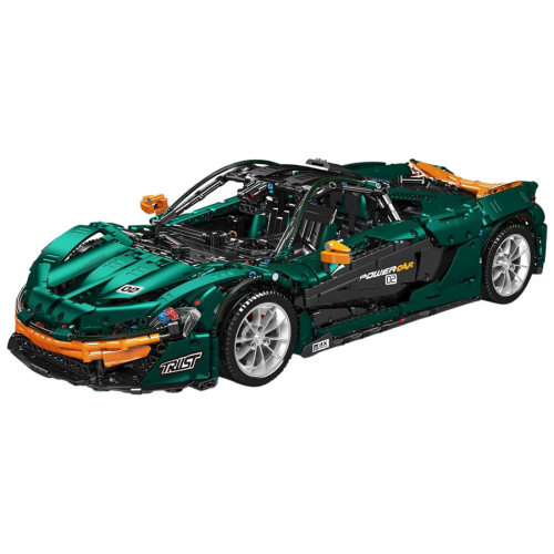 Sports Car Building Blocks Set Green 3268pcs.
