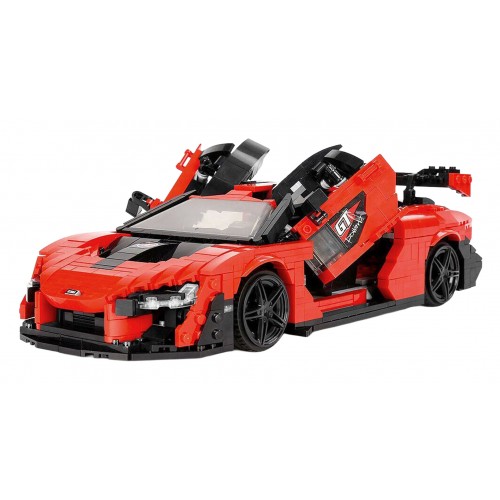 Sports Car Brick Set Orange 1372pcs.