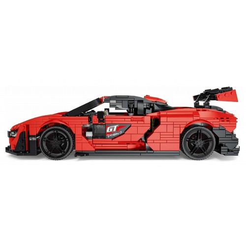Sports Car Brick Set Orange 1372pcs.
