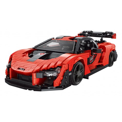 Sports Car Brick Set Orange 1372pcs.