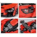 Sports Car Brick Set Orange 1372pcs.