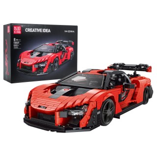 Sports Car Brick Set Orange 1372pcs.
