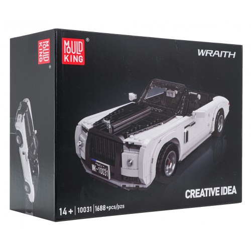 Vehicle Brick Set White Cabriolet 1603 pcs.