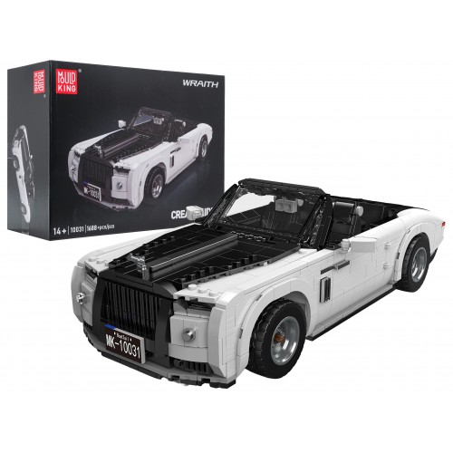 Vehicle Brick Set White Cabriolet 1603 pcs.