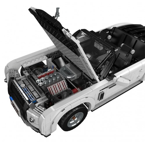 Vehicle Brick Set White Cabriolet 1603 pcs.