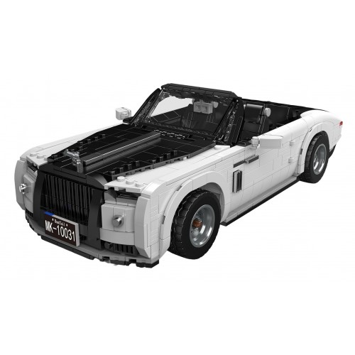 Vehicle Brick Set White Cabriolet 1603 pcs.