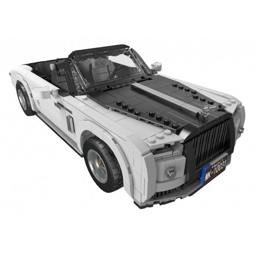 Vehicle Brick Set White Cabriolet 1603 pcs.