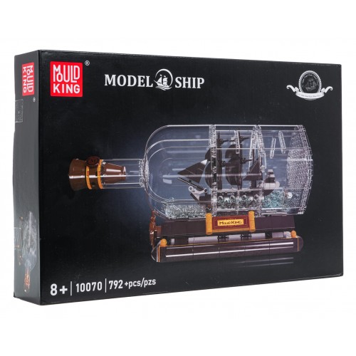 Pirate Ship in a Bottle Building Set 822 pcs.