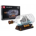 Pirate Ship in a Bottle Building Set 822 pcs.