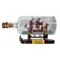 Red Pirate Ship in a Bottle Building Set 885 pcs.