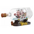 Red Pirate Ship in a Bottle Building Set 885 pcs.