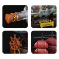 Red Pirate Ship in a Bottle Building Set 885 pcs.