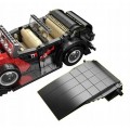 Retro Vehicle Red Building Blocks Set 1308pcs.