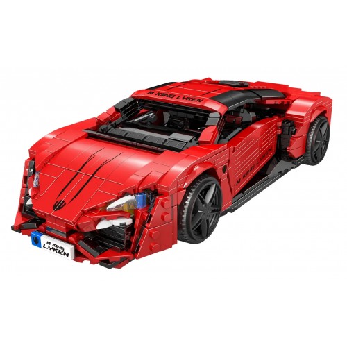 Sports Vehicle Brick Set Red 1311pcs.