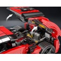 Sports Vehicle Brick Set Red 1311pcs.
