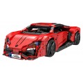 Sports Vehicle Brick Set Red 1311pcs.