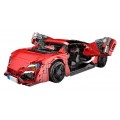Sports Vehicle Brick Set Red 1311pcs.
