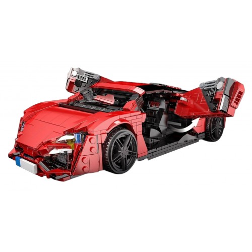 Sports Vehicle Brick Set Red 1311pcs.