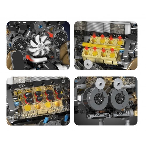 Engine Building Blocks Set 952pcs.