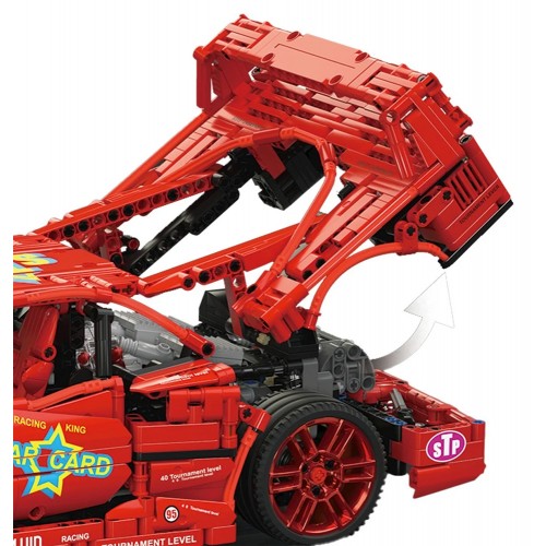 Sports Car Block Set 2688 pieces. Red