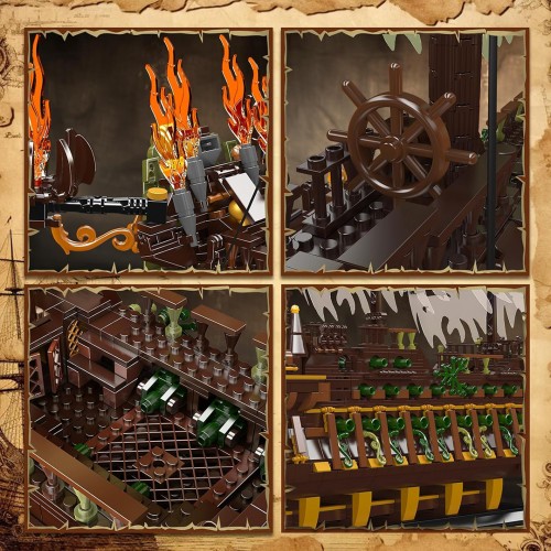 Pirate Ship Building Set 4364pcs.