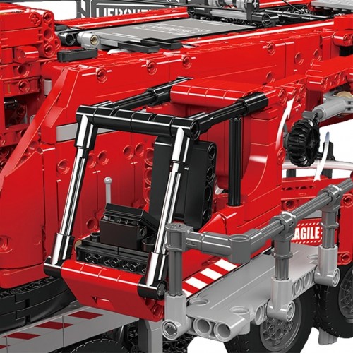 Vehicle Crane Building Blocks Set Red 8506pcs.