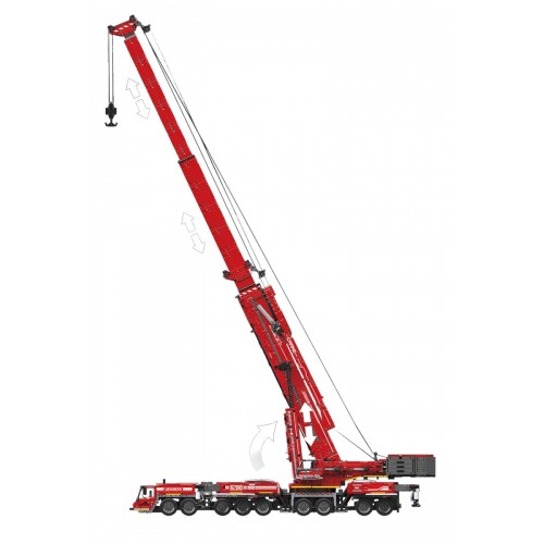 Vehicle Crane Building Blocks Set Red 8506pcs.