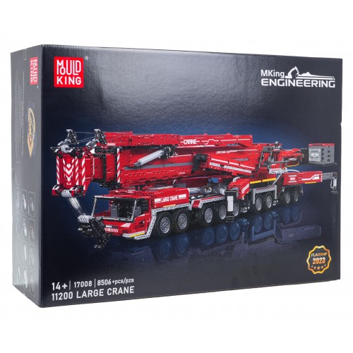 Vehicle Crane Building Blocks Set Red 8506pcs.