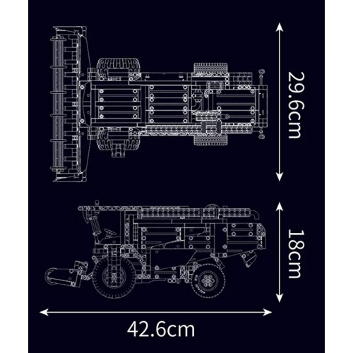 Combine Harvester Building Blocks Set 1347pcs.