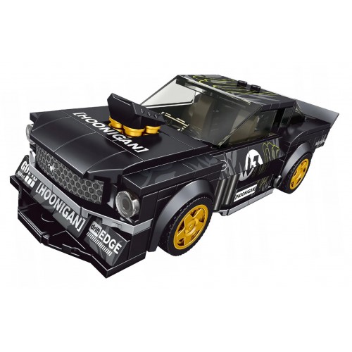 Sports Car Brick Set Black 414pcs.