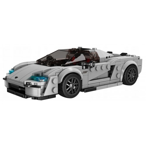 Sports Vehicle Brick Set Silver 388 pcs.