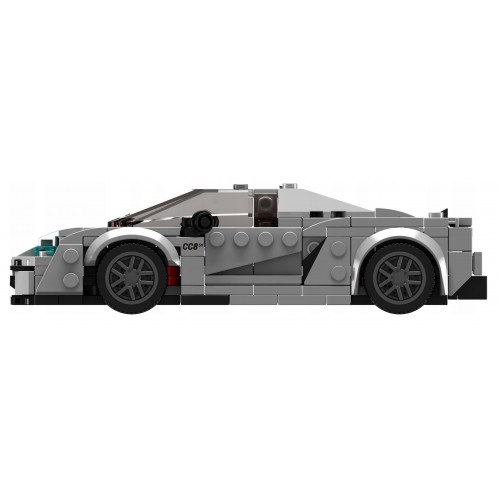 Sports Vehicle Brick Set Silver 388 pcs.