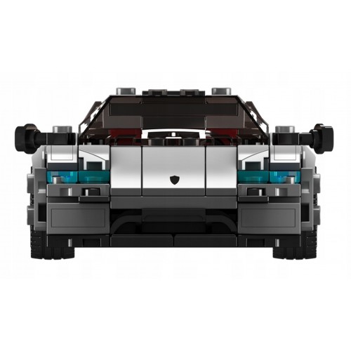 Sports Vehicle Brick Set Silver 388 pcs.