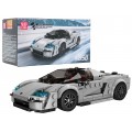 Sports Vehicle Brick Set Silver 388 pcs.