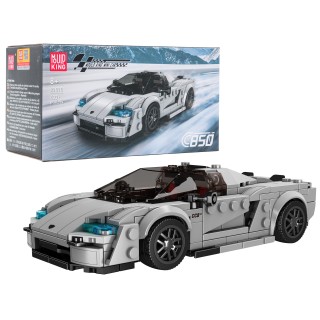 Sports Vehicle Brick Set Silver 388 pcs.
