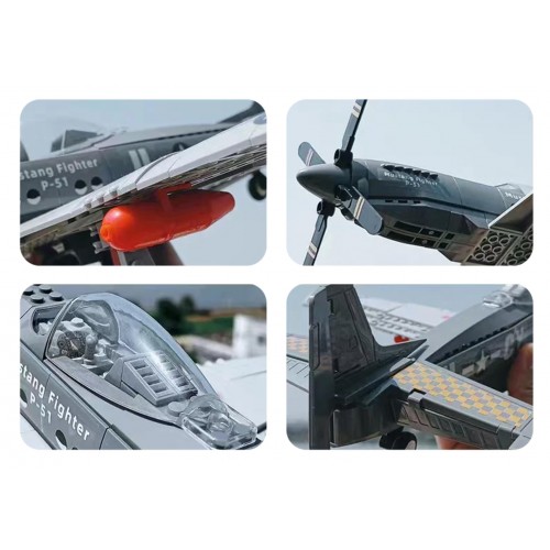 Military Airplane Building Blocks Set 256 pcs.