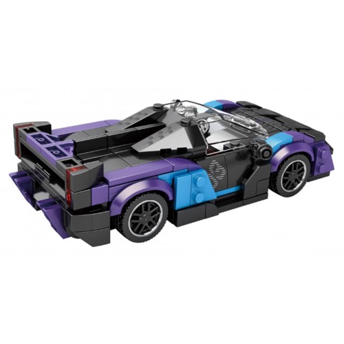 Sports Car Brick Set Black Blue 390 pcs.