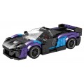 Sports Car Brick Set Black Blue 390 pcs.