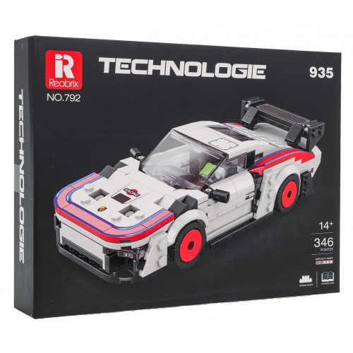 Sports Car Brick Set White 346 pcs.