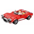 Car Cabriolet Red 311-piece Building Blocks Set