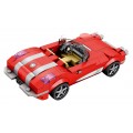 Car Cabriolet Red 311-piece Building Blocks Set