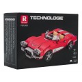 Car Cabriolet Red 311-piece Building Blocks Set