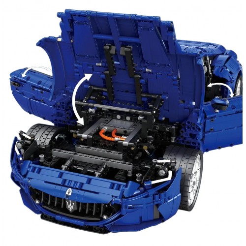 Maserati Vehicle Brick Set Blue 5480pcs.