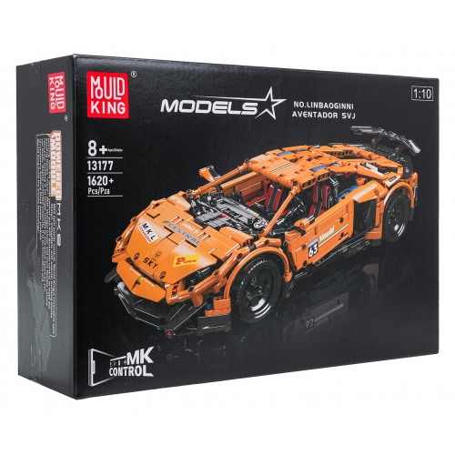 Sports Vehicle Set of 1620 Orange Pieces