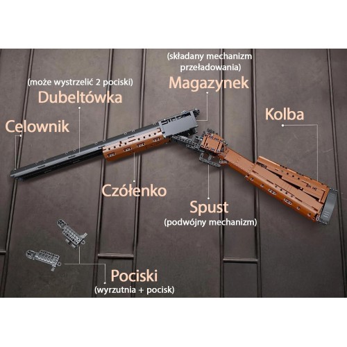 Rifle Building Kit 1054pcs.