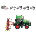 Green Tractor Building Blocks Set + Accessories 1828 pcs.