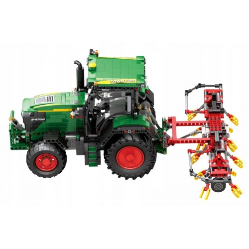Green Tractor Building Blocks Set + Accessories 1828 pcs.