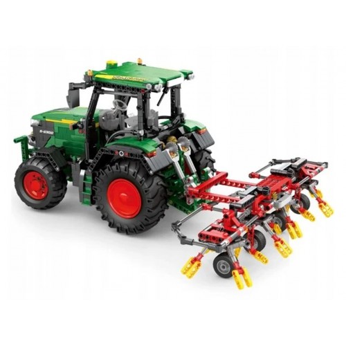Green Tractor Building Blocks Set + Accessories 1828 pcs.