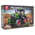 Green Tractor Building Blocks Set + Accessories 1828 pcs.